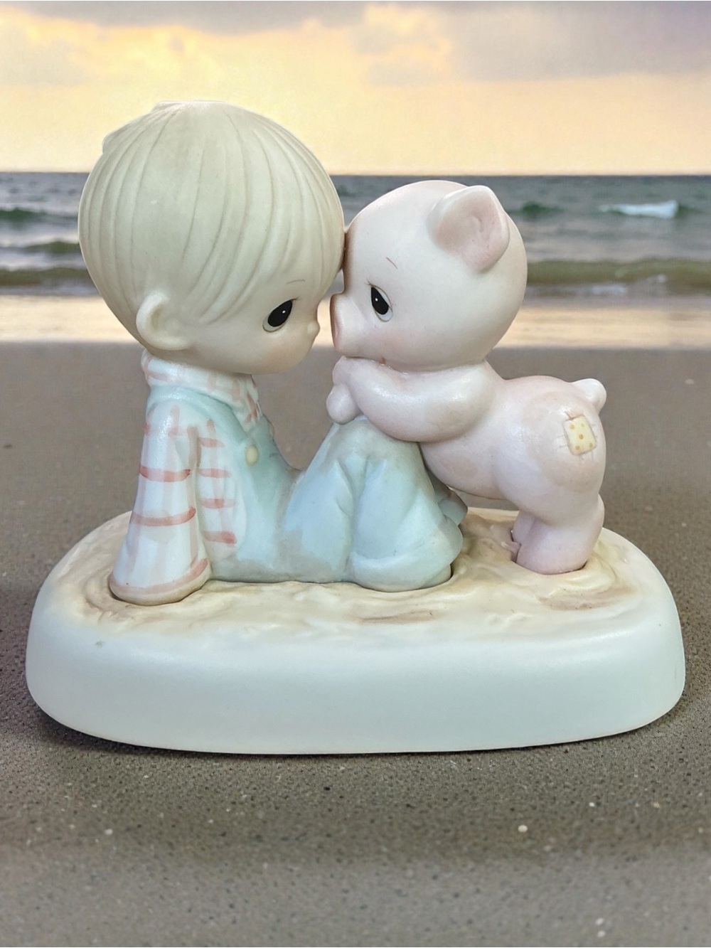 Vintage Precious Moments Jonathan & David 1982 We’re In It Together E-9259